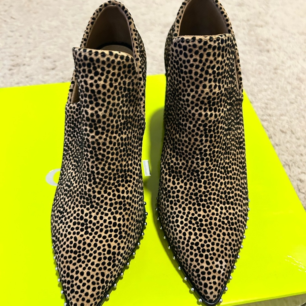 Gianni Bini Leopard Ankle Boot